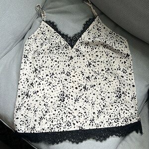 Leopard print tank top